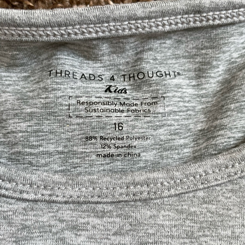 Grey gym shirt